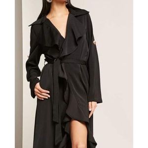 F21 Blue Trench Jacket